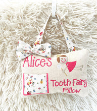 Load image into Gallery viewer, Personalised Tooth Fairy Pillow Shabby Chic