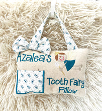 Load image into Gallery viewer, Personalised Tooth Fairy Pillow Shabby Chic