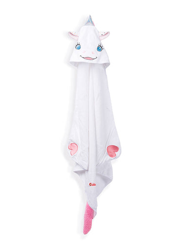 Unicorn children's hooded towel