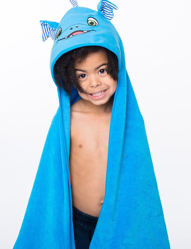 Dragon  hooded towel for babies and toddlers