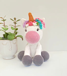 Unicorn Crochet soft toy